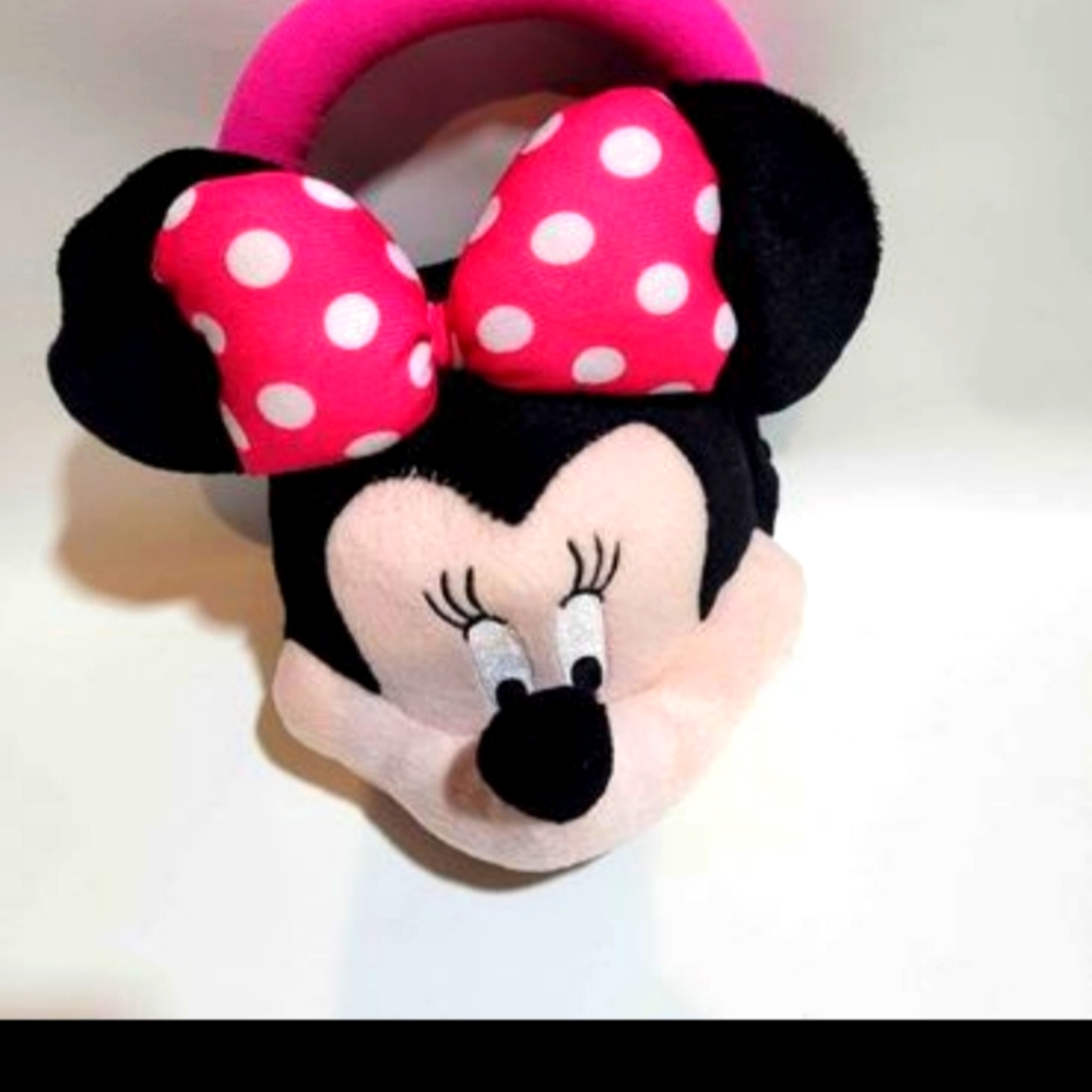 Pink Disney Minnie Mouse girls purse plush like a stuffed animal